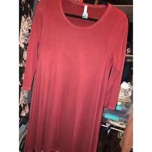 Tyche Burgundy Dress - M.